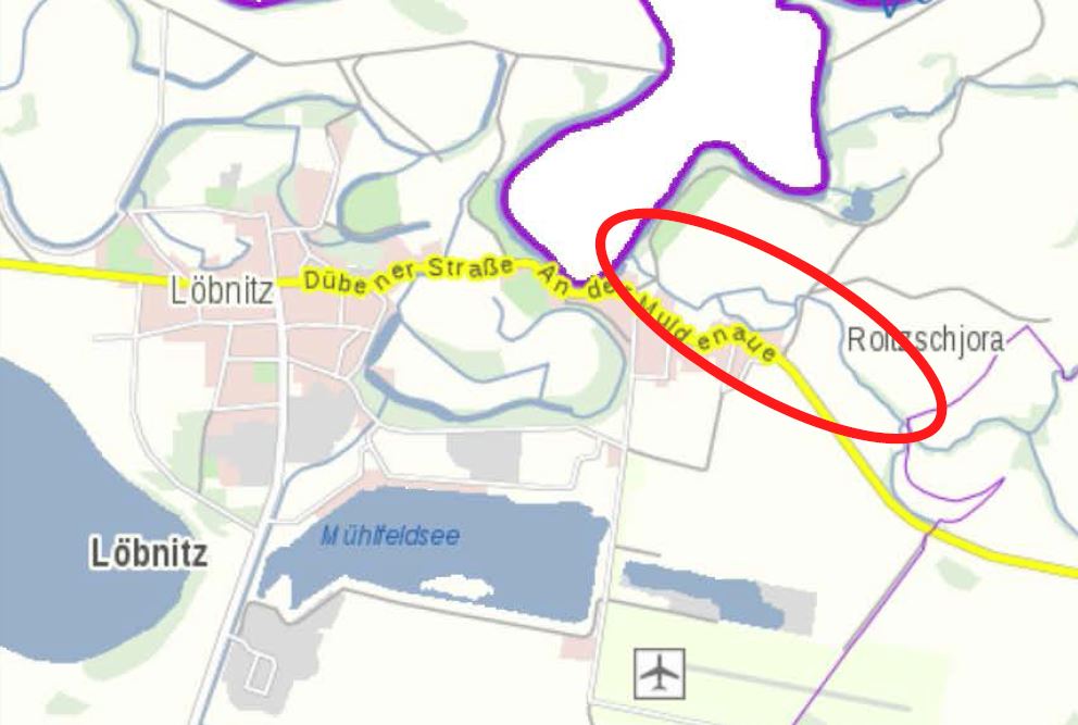 Artikel Gewässerunterhaltung Karte Maßnahmenbereich Klein