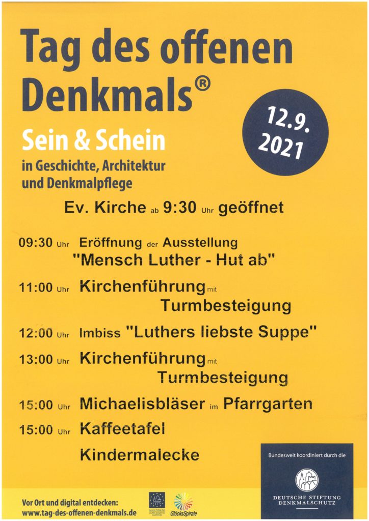 2021 09 12 Tag D Offenen Denkmals Ev Kirche
