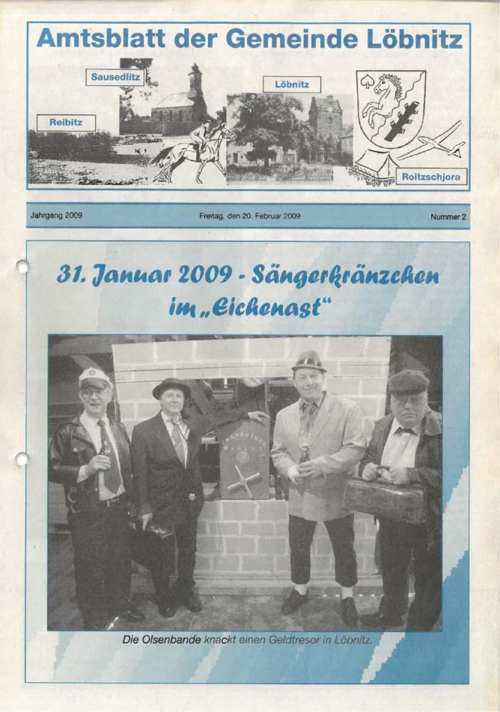 2009 02 20 Loebnitz Ausgabe 02 Titelseite