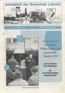 2009 12 18 Loebnitz Ausgabe 11 Titelseite