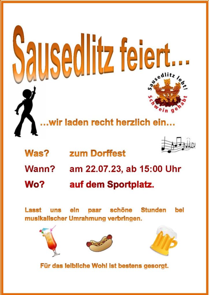 2023 07 22 Dorffest Sausedlitz Neu