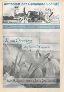 2005 03 18 Loebnitz Ausgabe 3 Titelseite
