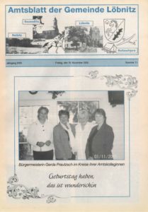 2005 11 18 Loebnitz Ausgabe 11 Titelseite