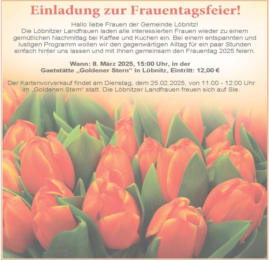 2025 03 08 Frauentag Loebnitzer Landfrauen