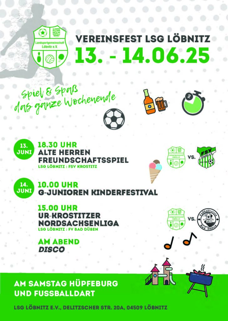 2025 06 13u14 Vereinsfest Lsg Loebnitz Abt Fussball