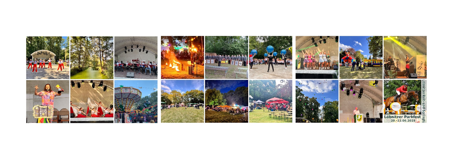 Parkfest Collage Startseite Kleiner