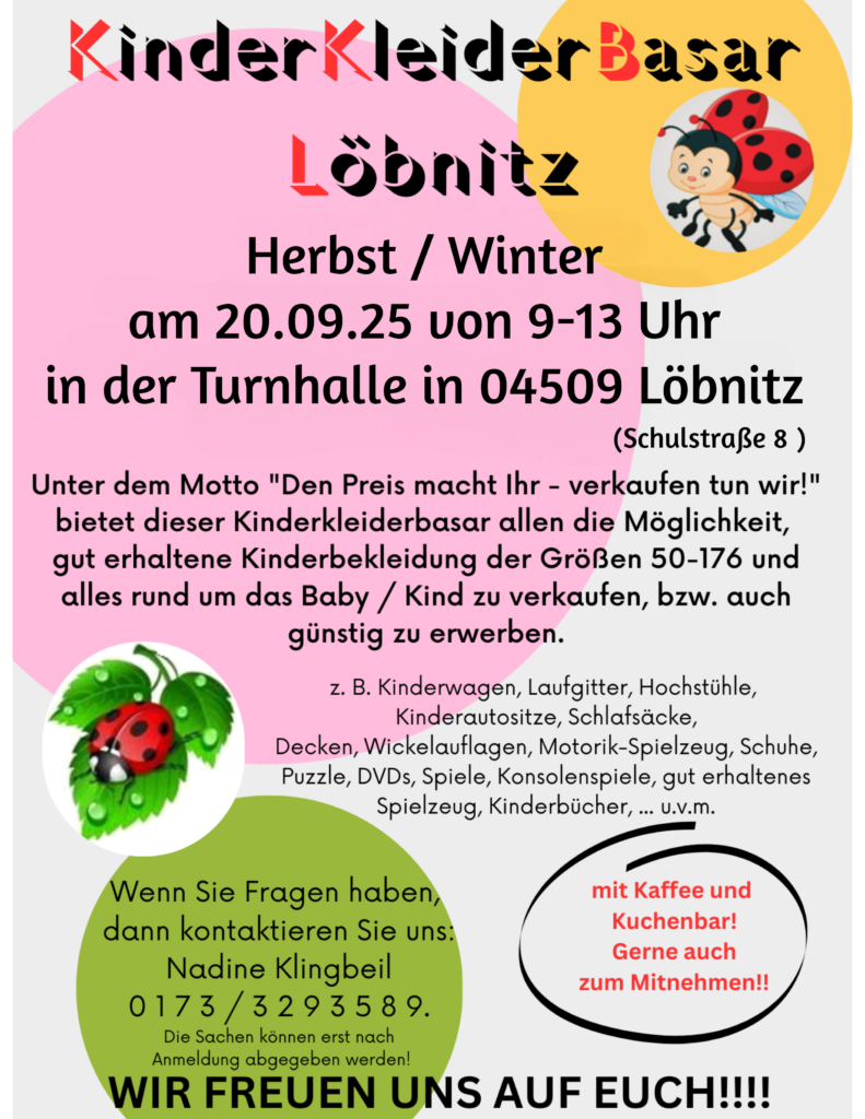 2025 09 20 Kinderkleiderbasar Loebnitz