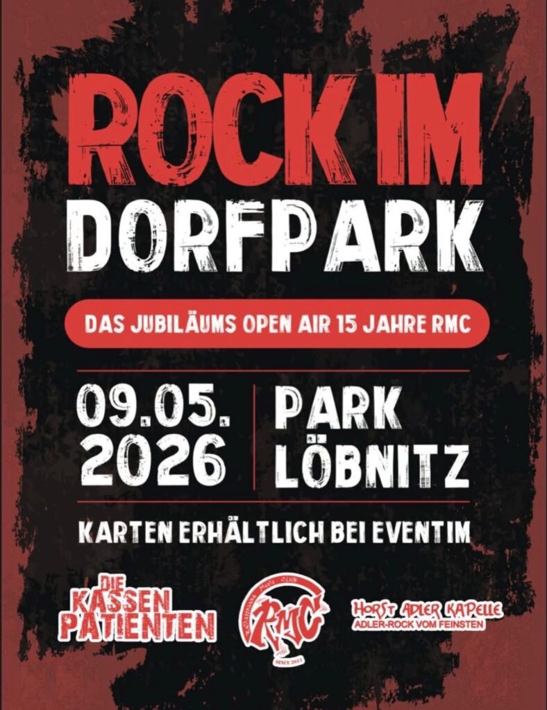 2026 05 09 Rock Im Dorfpark Rmc Jubiläum 15 Jahre
