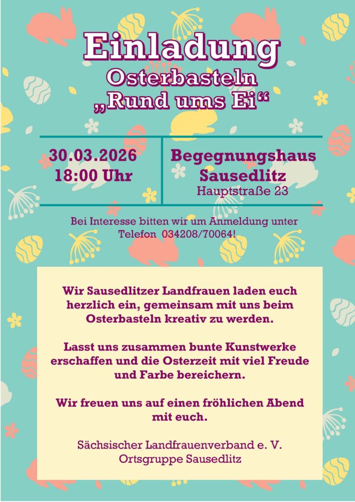 2026 03 30 Ostern Sausedlitz Basteln