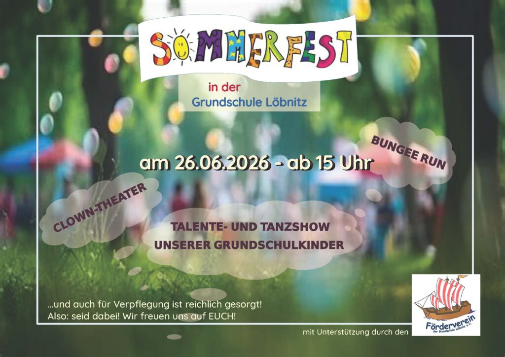 2026 06 26 Sommerfest Grundschule Löbnitz