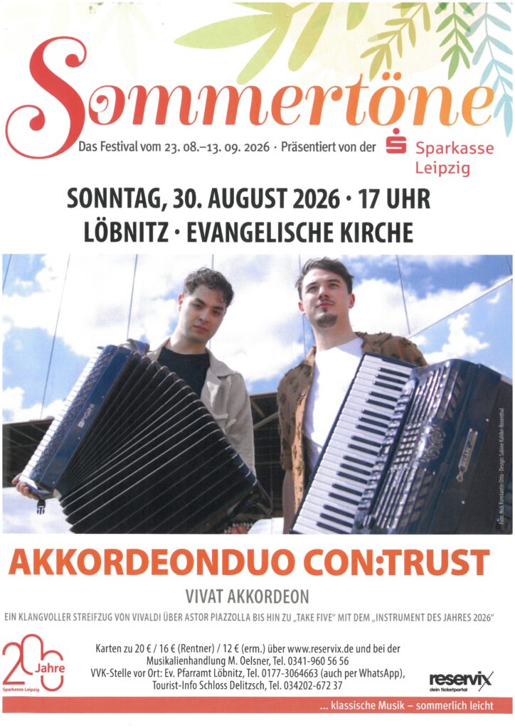 2026 08 30 Sommertöne Akkordeonduo Con Trust